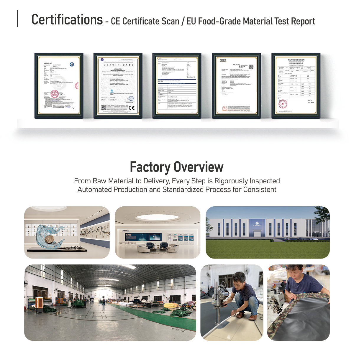 LTCANOPY workshop PVC coated tarpaulin raw material supplier and processing manufacturer LTCANOPY workshop PVC coated tarpaulin raw material supplier and processing manufacturer