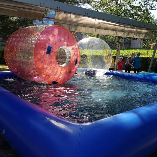 High quality Customized outdoor Ground Water Park Round for commercial events Inflatable Swimming water pool (9)