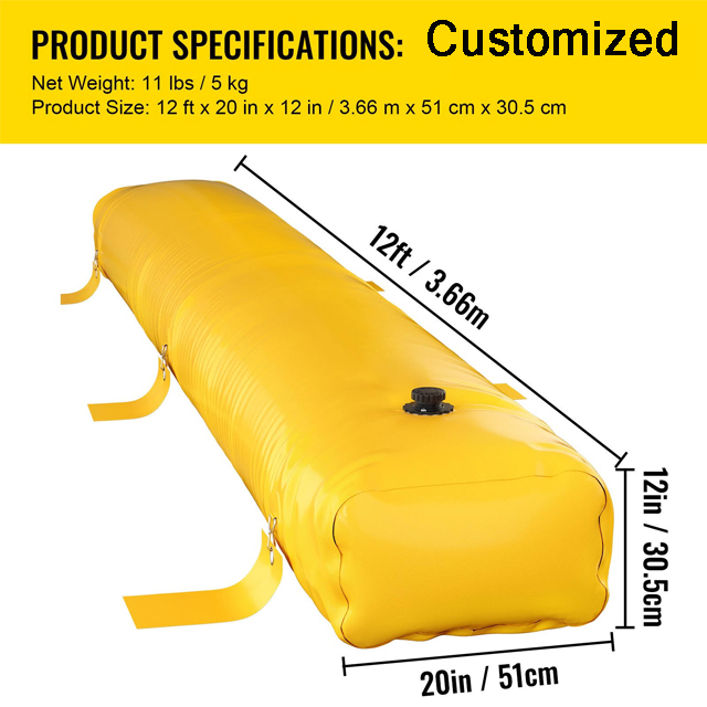 Flood Customized Tube for LTCANOPY Flood Barrier -Sandbag Alternative, Water Barrier for Flooding with Great Waterproof Effect, Reusable PVC Water Diversion Tubes, Flood Barriers (9)