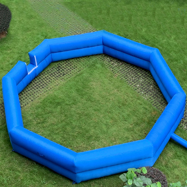 High quality Customized outdoor Ground Water Park Round for commercial events Inflatable Swimming water pool (8)