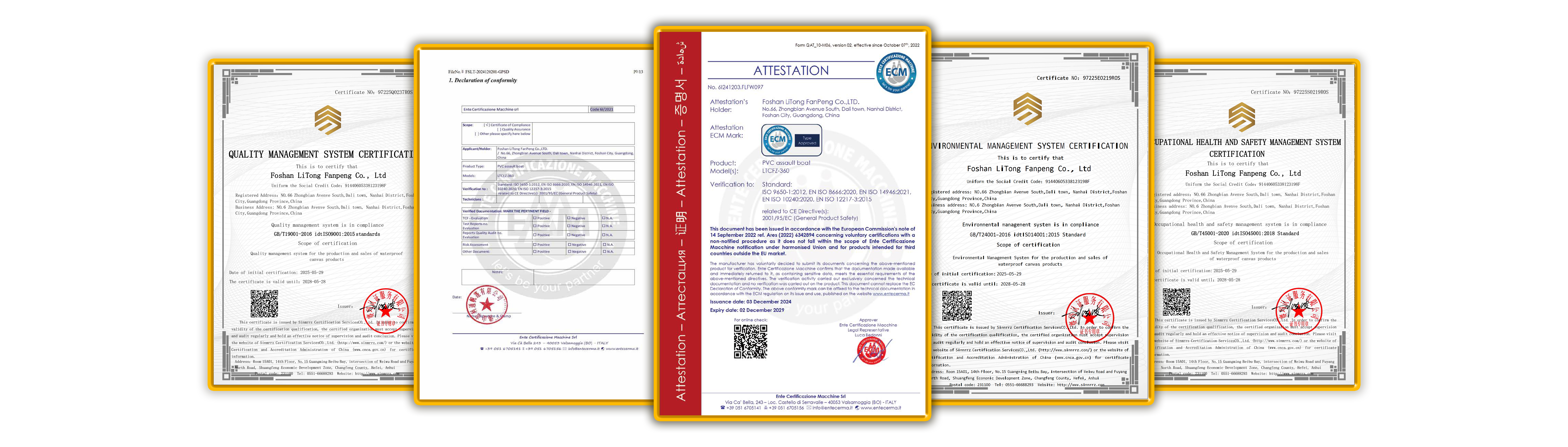 LTCANOPY CE certificate certification