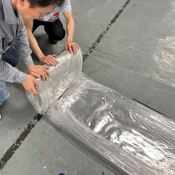 Heavy Duty Plastic Clear Tarpaulin Sheet manufacture china -transparet