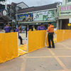 LTCANOPY Yellow Flood Barrier Deployed in Mae Sai River, Thailand