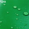 Light Green Flame Resistant PVC Mesh Fabric Coated Tarp For Acoustic Blanket