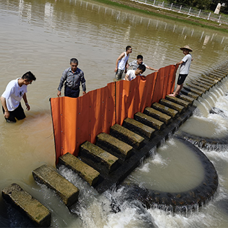 flood barrier manufacturer foshan litong fanpeng tarpaulin factory in china