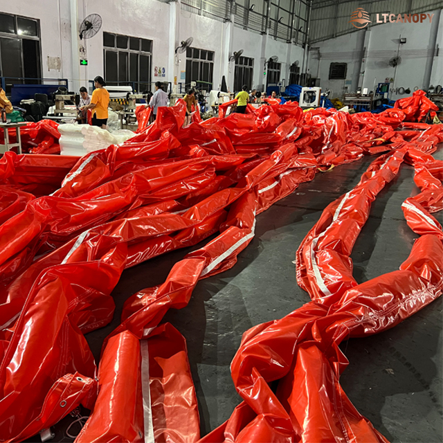 Foam Filled Oil BoomFoam Filled Booms Floattype Oil Spill Containment