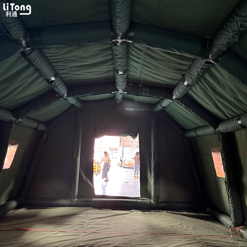 Emergency Inflatable Shelter Tent Quick Setup Military Style