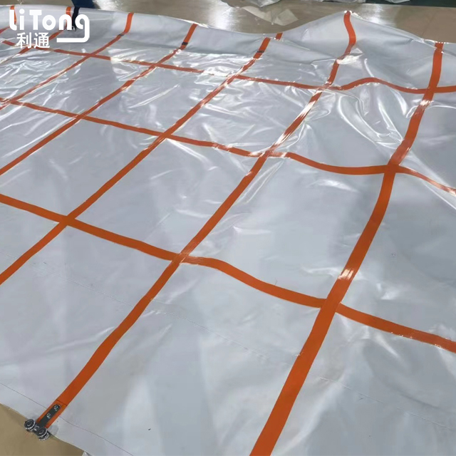 PVC Fabric Coated Tarp for Side Curtain Truck Supply In China