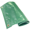 Green Flame Resistant PVC Knife Coated Tarp For Lorry Cover