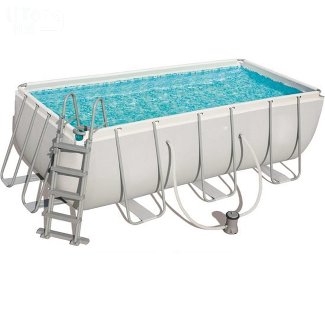 China Inflatable Potable Easy Set Up Steel Frame Plastic PVC Swimming Pools Above Ground Pool