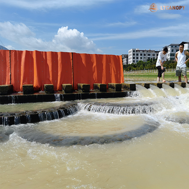 Door Deluge Baffle Barrier Safe Application Breakwater Move Flood Gate