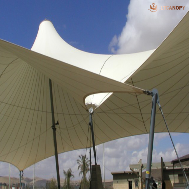 China PVC Tensile Membrane Structure Fabric PVC Design For Building ...