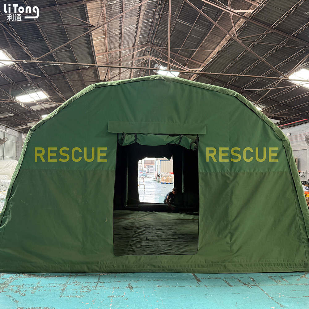 Emergency Inflatable Shelter Tent Quick Setup Military Style