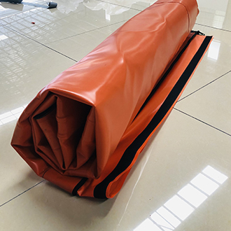 anti aging pvc mesh coated tarpaulin for flood barrier manufacturer foshan litong fanpeng tarpaulin factory