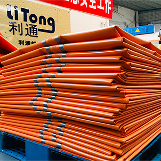 Flood protection barriers inflatable water barrier supplier foshan litong fanpeng tarpaulin factory