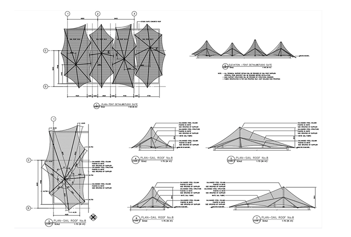 membrane structure fabric design by foshan litong fanpeng tarpaulin factory in china