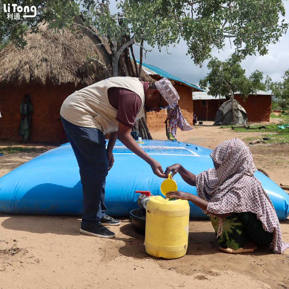 Collapsible Pillow Water Bladder | Drinking Water Storage for Disaster Relief & Water-Scarce Regions
