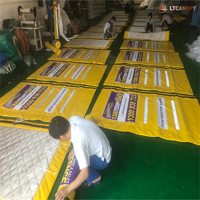 Acoustic Blanket Inside Mass Loadec Inyl outdoor Soundproof For Sound