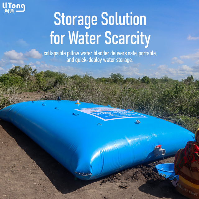 Collapsible Pillow Water Bladder | Drinking Water Storage for Disaster Relief & Water-Scarce Regions