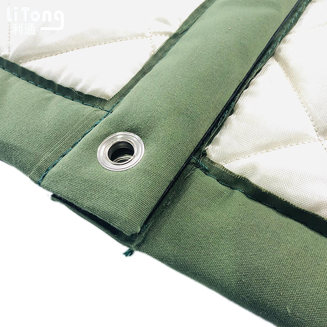Green Silicon Tarpaulin For Soundproof Blanket