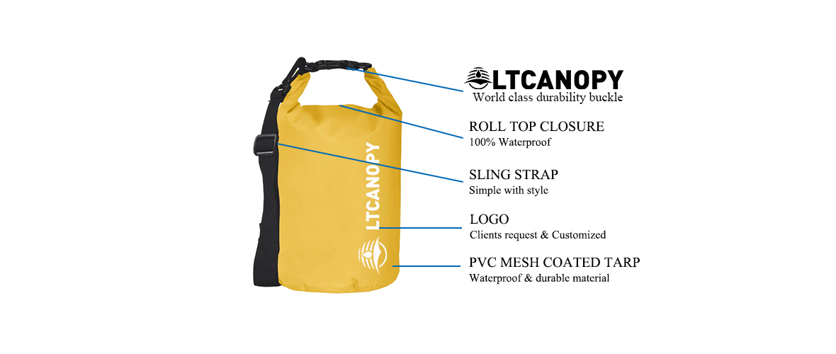 Foshan LTCANOPY Wholesale Plastic Dry Bags Waterproof Bag for Travelling