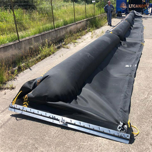 Oil Spill Containment Boom Marine Fence Pvc Oil Onventional Boom - Buy 