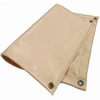 khaki ECO-Friendly PVC Mesh Fabric Coated Tarpaulin For Pick Up Truck Cover