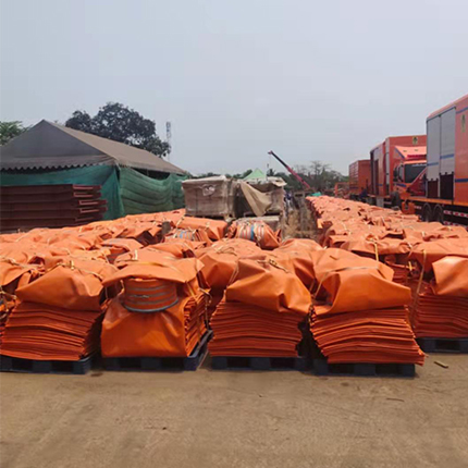 uv proof heavy duty pvc tarp for flood protection tube supplier foshan litong fanpeng tarp factory