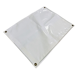 white pvc mesh coated tarp waterproof for water storage bladder supplier in china