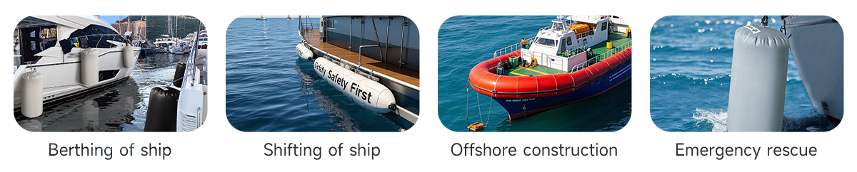 Heavy Duty Marine Fenders,Portable Inflatable Boat Bumpers,Quick Inflate Ship Airbags,Non-Scratch Hull Protectors,Lightweight Yacht Fenders