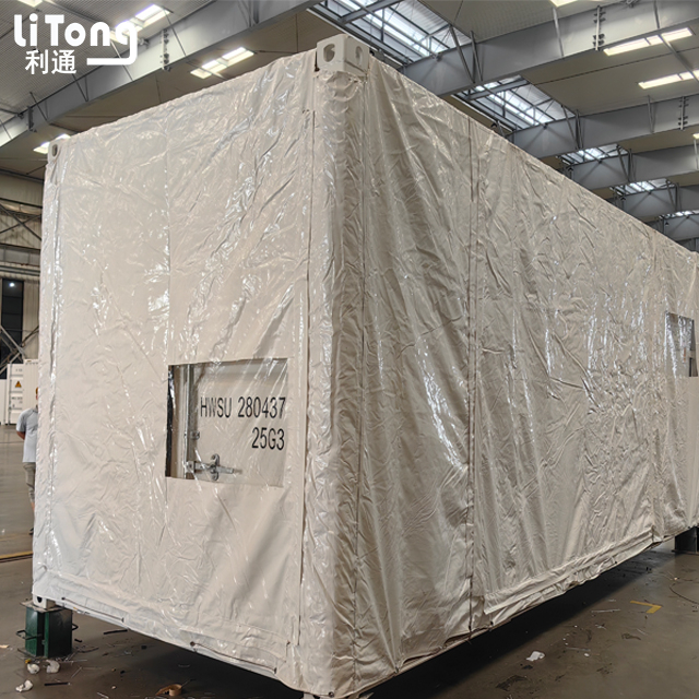 20ft Standard Containver Cover-Customized Container Tarpaulin-Supplier in China-LTCANOPY