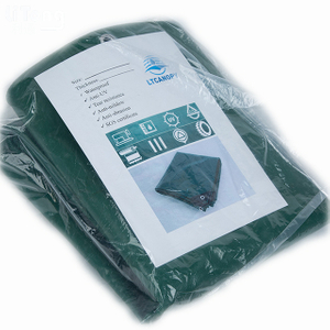5MX5M 0.45MM 580g Dark Green Abrasion Resistant PVC Mesh Fabric Coated Tarp For Water Storage Bladder