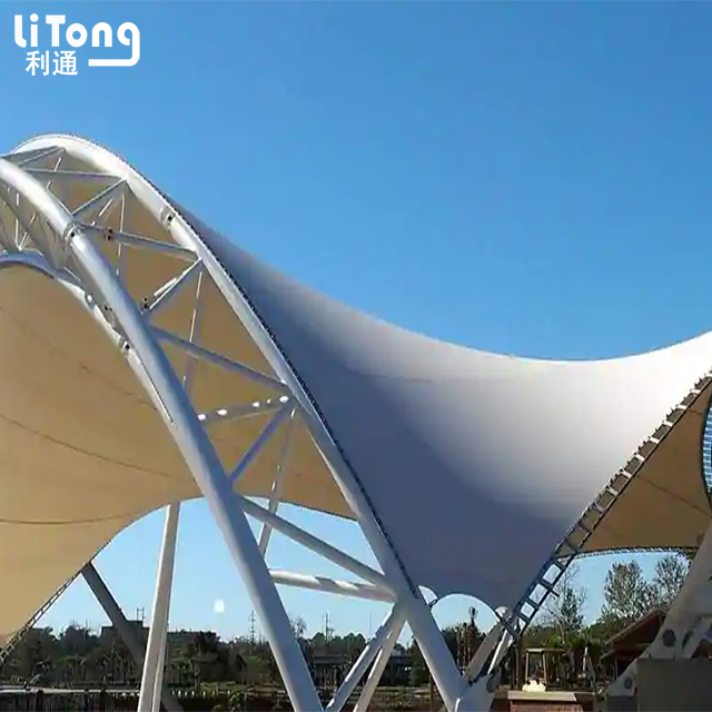 China PVC Tensile Membrane Structure Fabric PVC Design For Building Roof-China Tension-Roof Membrane-Membrane Structure