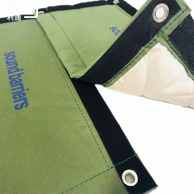 Green Silicon Tarpaulin For Soundproof Blanket