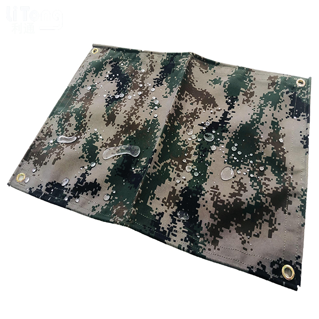 Canvas Fabric Mesh Coated Tarpaulin Organic Silicon For Canopy