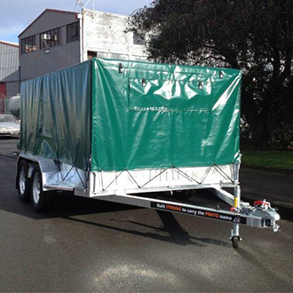 Light Green semi-trailer cover of pvc tarpaulin supplier in foshan litong fanpeng factory