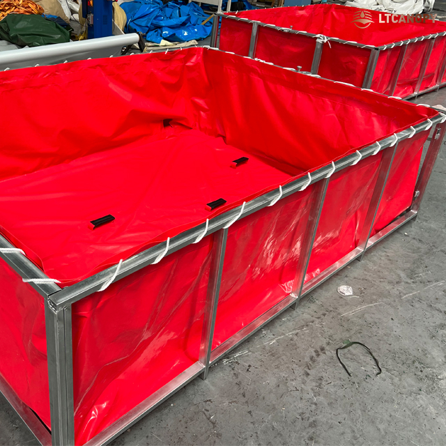 Portable Collapsible Storage PVC Tank For Extinguishing and Protection