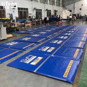 Outdoor water proof pvc tarpaulin temporary sound barrier for high way