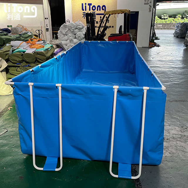 Quick Up PVC Rectangle Frame Swimming Pool Above Ground Pool Supply in China