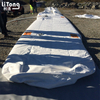 White PVC Mesh Coated Tarpaulin For Inflatable Flood Barriers