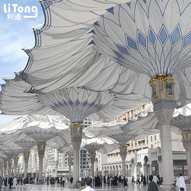 Desiger Tensile Membrane Structure-China PVC Fabric Street Umbrellas-Architectural Fabric