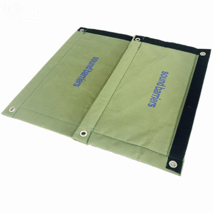 Green Silicon Tarpaulin For Soundproof Blanket