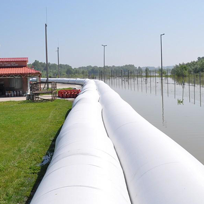 flood protection tube Flood control barriers inflatable water barrier packing by foshan litong fanpeng tarpaulin factory in china