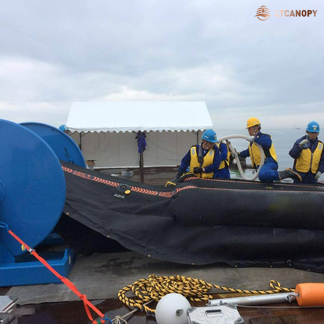 China oil spill containment boom manufacturers, oil spill containment