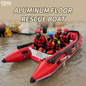 Aluminum Floor Heavy-Duty PVC Inflatable Rescue Boat