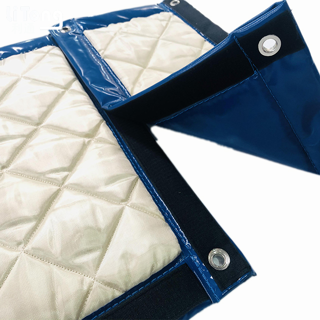 Dark Blue Industrial Noise Control Acoustic Wall Blanket