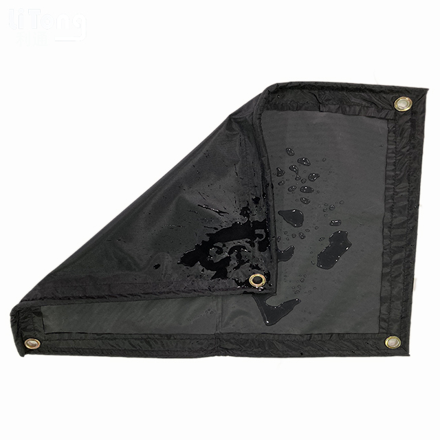 Black Oxford Tarp For Tent