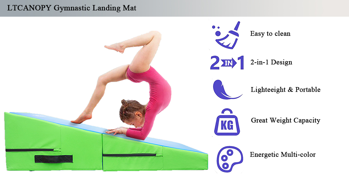 gymnastic practice landing crash mats roll up wrestling mat-4