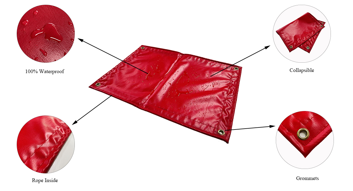waterproof red tarpaulin tarpaulin sheeting big tarps supplier in China