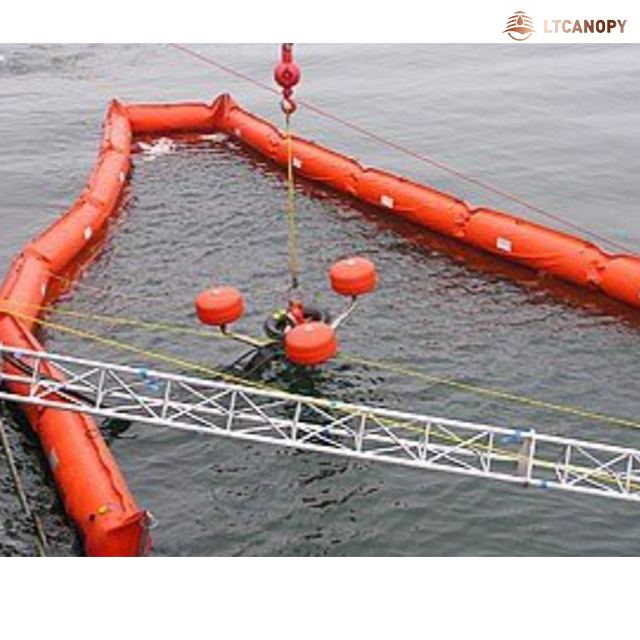 Oil Spill Containment Boom Marine Fence PVC Oil Onventional Boom